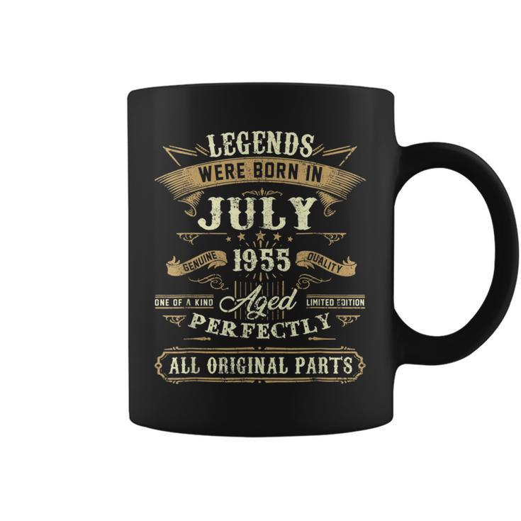 Legends Were Born In July 1955 66Th Birthday Gifts Coffee Mug