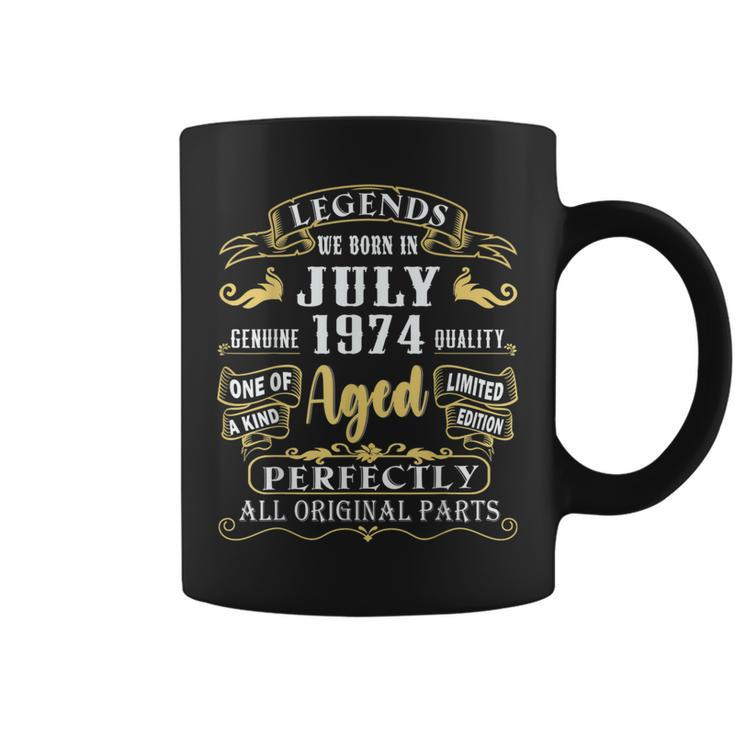 Legends Were Born In July 1974 Vintage 46Th Birthday Gifts Coffee Mug