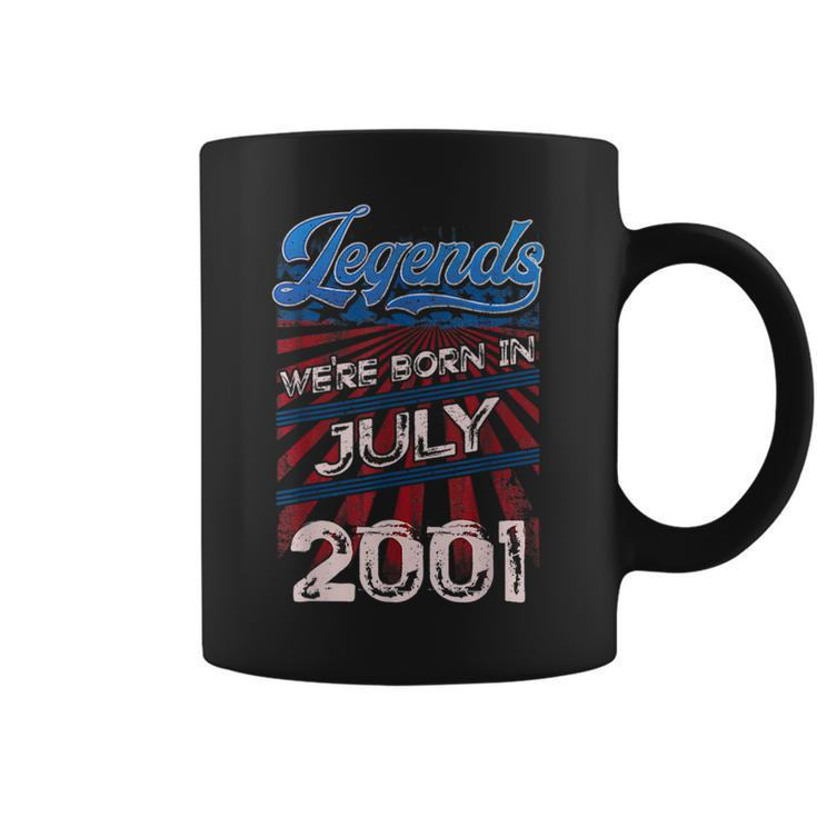 Legends Were Born In July 2001 18Th Birthday Gift Coffee Mug