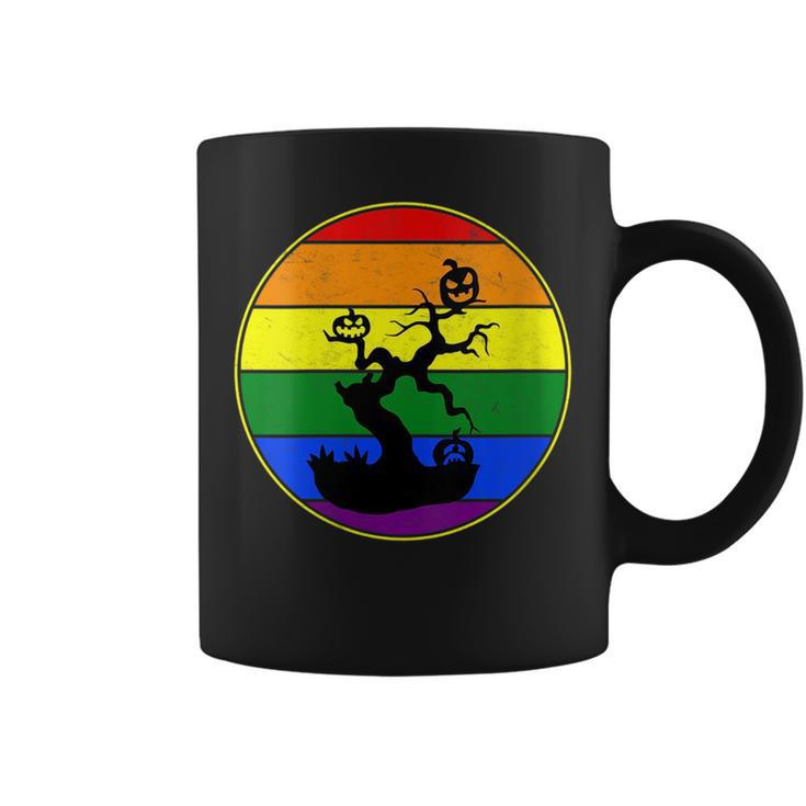 Lesbian Stuff Lgbtq Gay Goth Pride Scary Jackolantern Gothic  Coffee Mug
