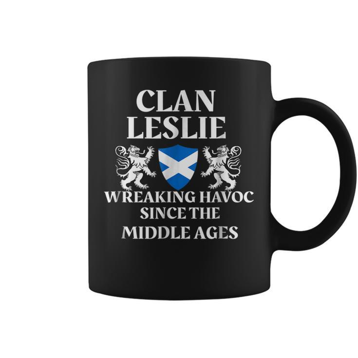 Leslie Scottish  Family Clan Scotland Name Gift Coffee Mug