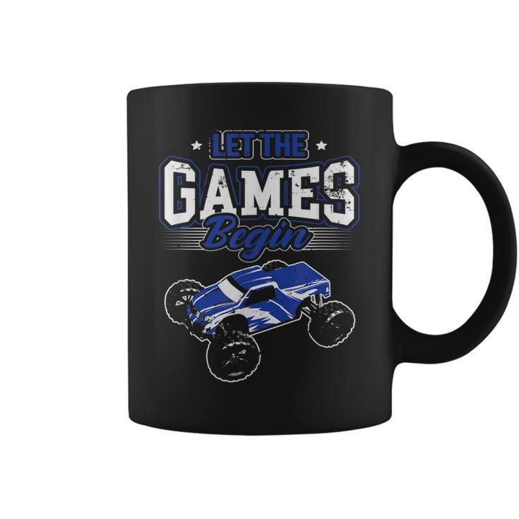 Let The Games Begin Radio Control Rc Car Coffee Mug