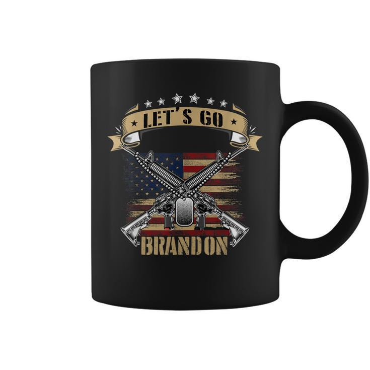 Lets Go Brandon Veteran Us   Coffee Mug