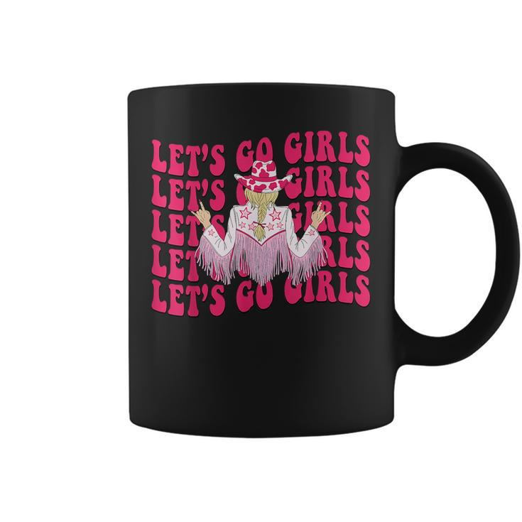 Lets Go Girls Rodeo Western Country Cowgirl Bachelorette Rodeo Funny Gifts Coffee Mug