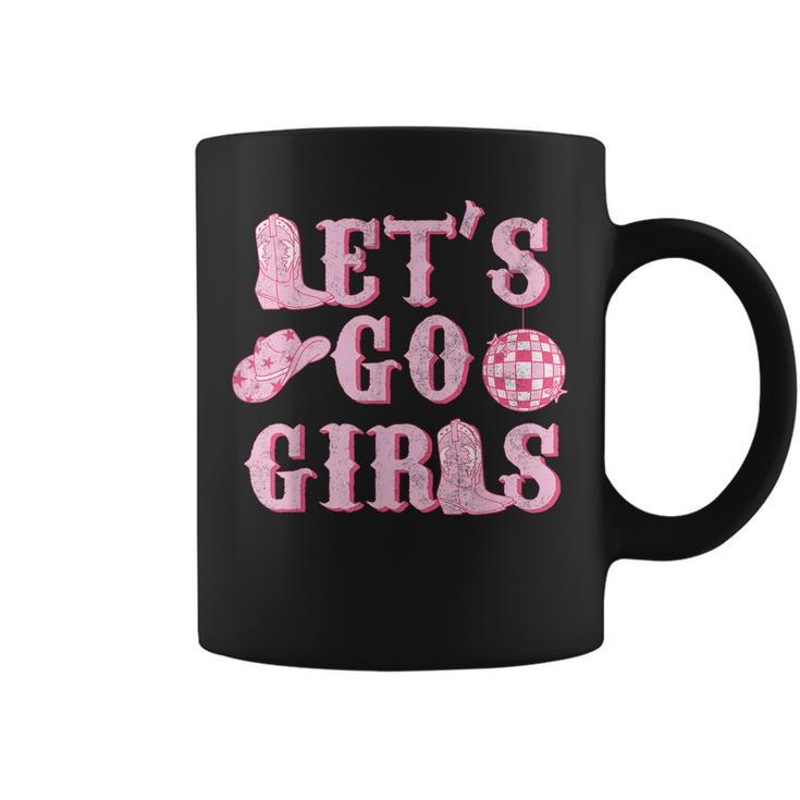 Lets Go Girls Western Country Southern Cowgirl Bachelorette  Coffee Mug