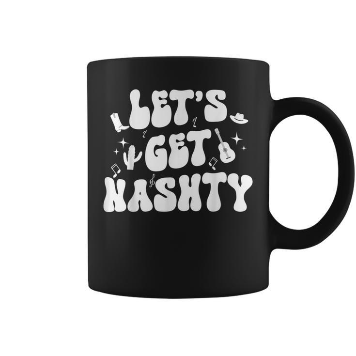 Let's Get Nashty Nashville Bachelorette Party Bridal Country Coffee Mug