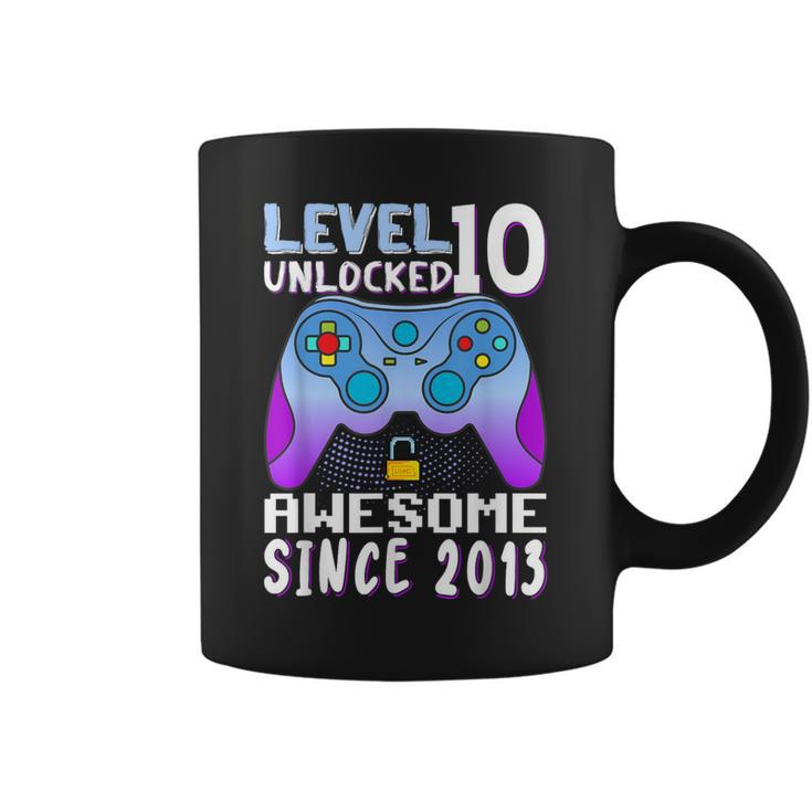 Level 10 Unlocked Awesome 2013 Video Game 10Rd Birthday Boy Coffee Mug