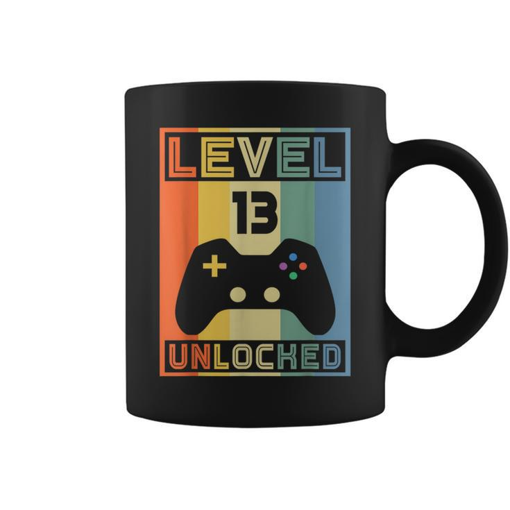 Level 13 Unlocked - Video Gamer - 13Th Birthday Gaming Gift Coffee Mug
