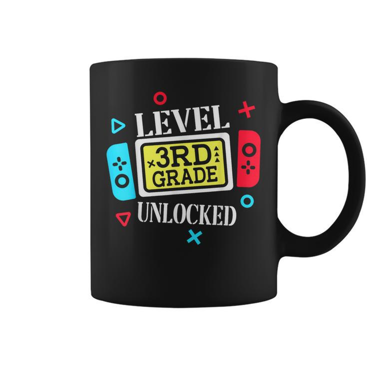 Level 3Rd Grade Unlocked Third Back To School Gamer Boy Girl Coffee Mug