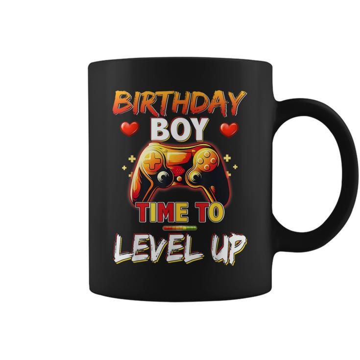 Level Up Birthday Boy Video Game Coffee Mug