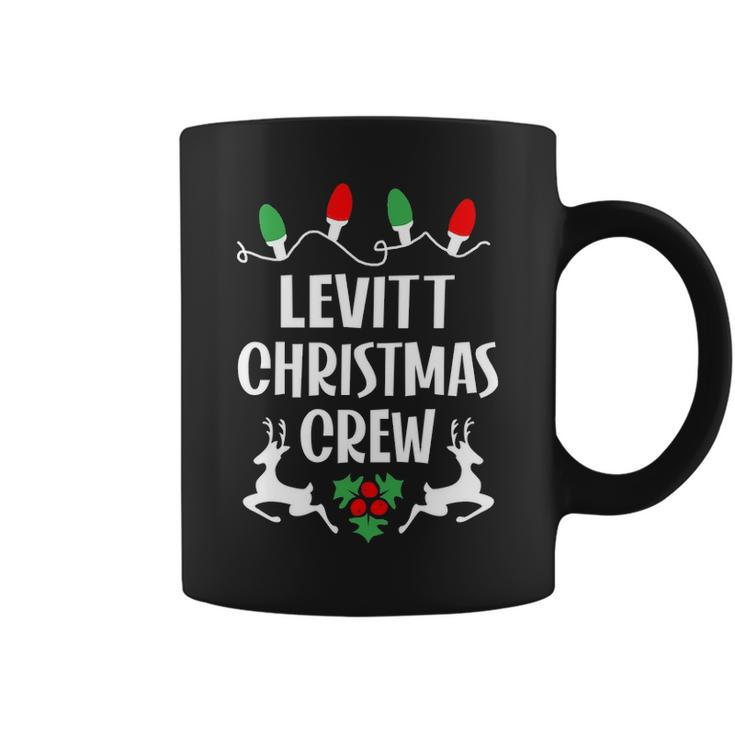 Levitt Name Gift Christmas Crew Levitt Coffee Mug