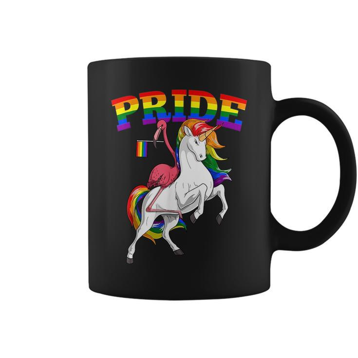 Lgbt Flamingo Bird Unicorn Gay Pride Rainbow Lgbtq Cute  Coffee Mug