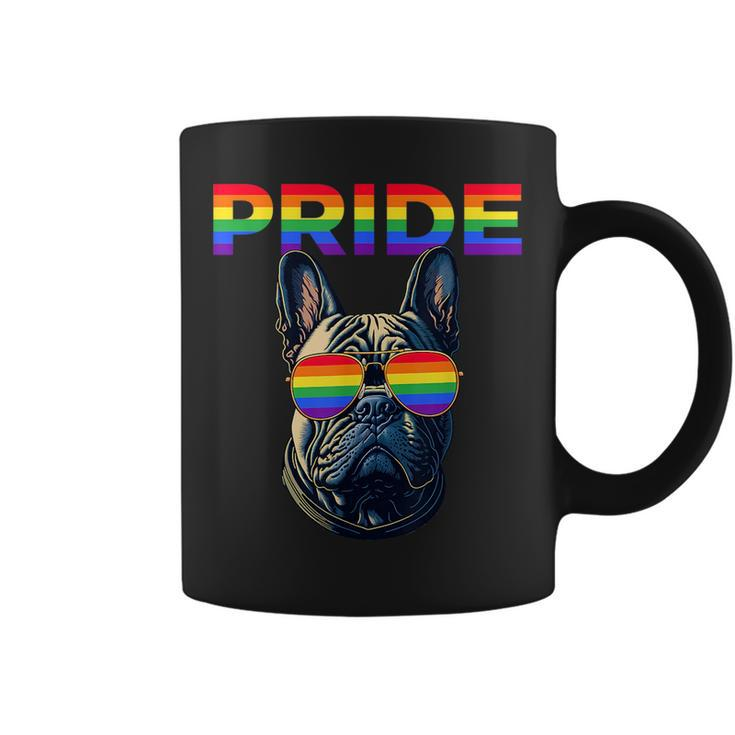 Lgbt French Bulldog Gay Pride Rainbow Lgbtq Cute Hund Cute  Coffee Mug