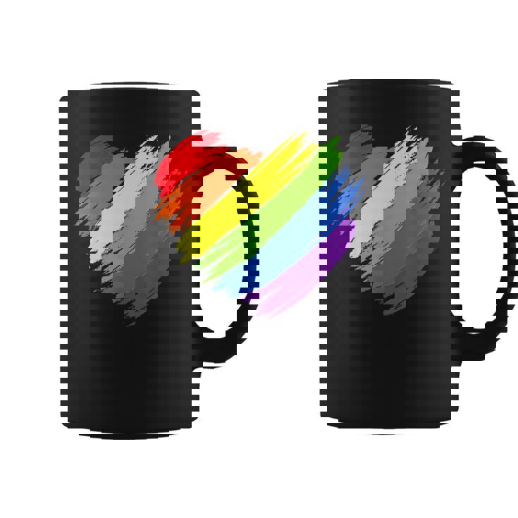Lgbt Gay Pride Flag Gay Pride 2023Heart Lgbt Coffee Mug
