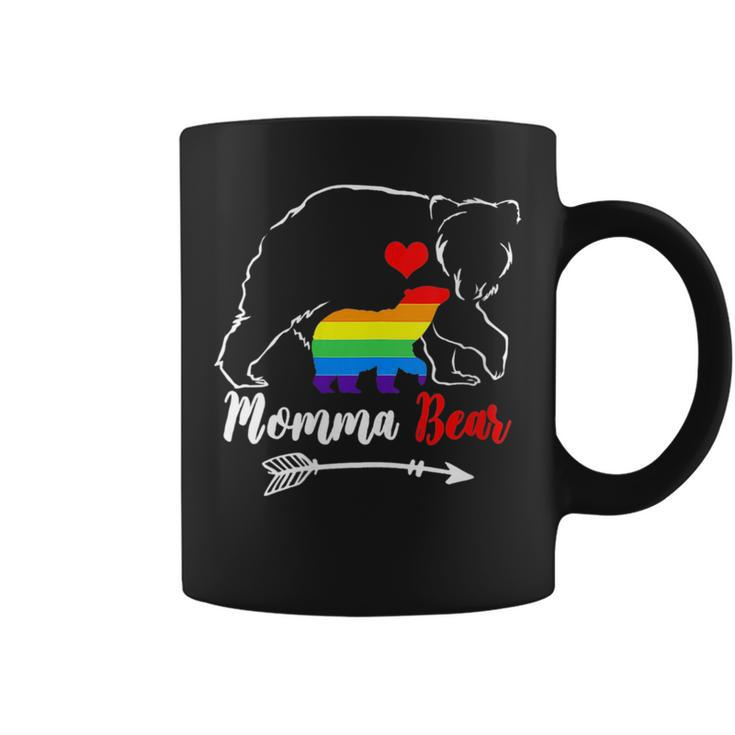 Lgbt Mama Momma Bear Gay Pride Proud Mom Mothers Day  Coffee Mug