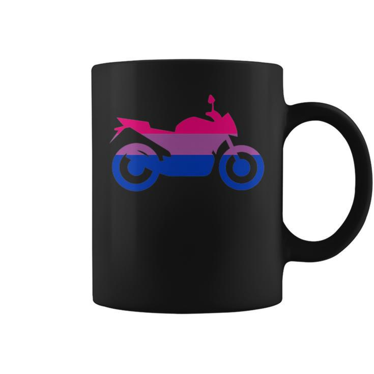 Lgbt-Q Biker Bisexual Pride Gay Motorcycle Men Women  Coffee Mug
