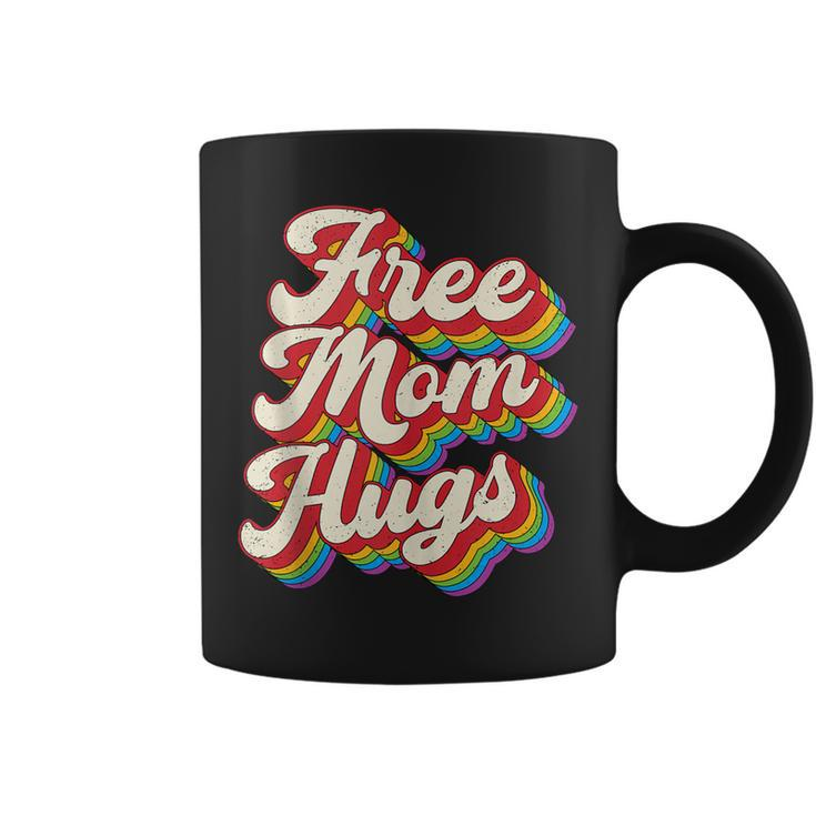 Lgbtq Free Mom Hugs Gay Pride Lgbt Ally Rainbow Mothers Day  Coffee Mug