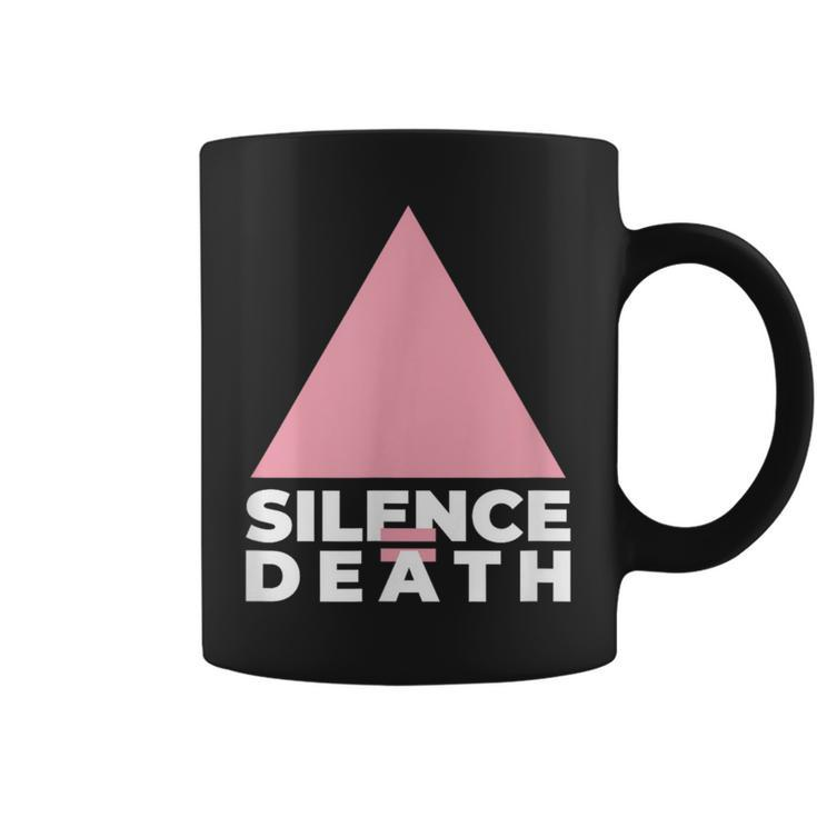 Lgbtq Gay Pride Equality Silence Death Coffee Mug