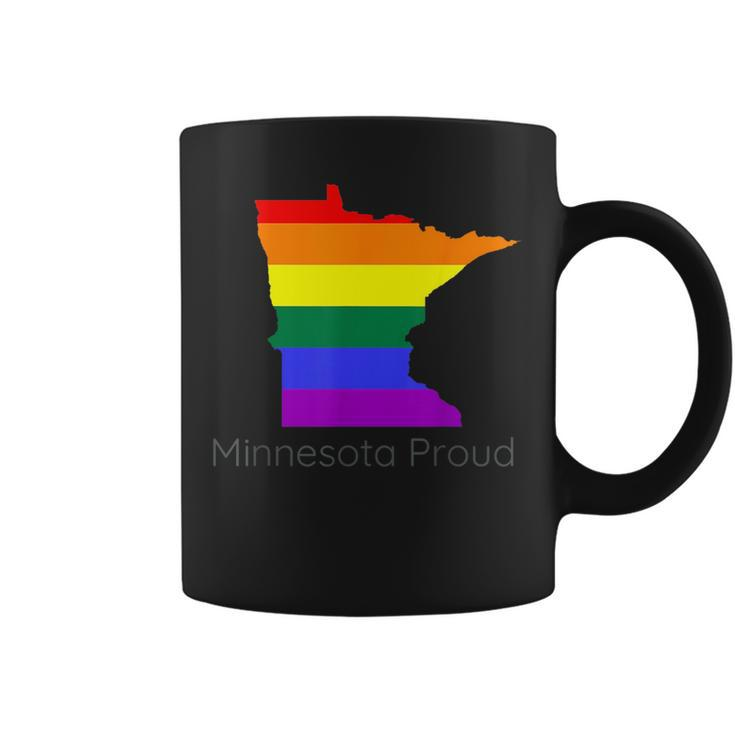 Lgbtq Minnesota Gay Pride Proud Rainbow Flag Love Is Love  Coffee Mug