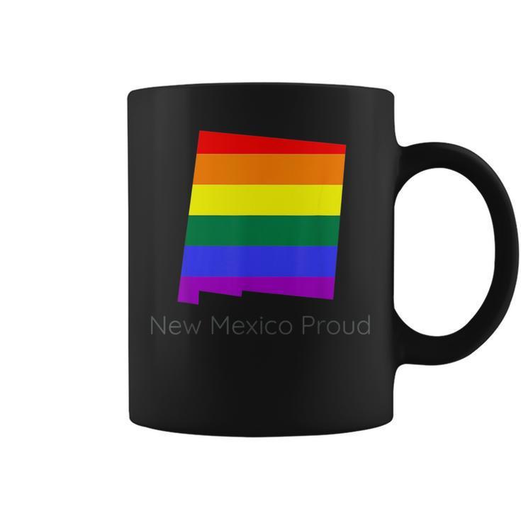 Lgbtq New Mexico Gay Pride Proud Rainbow Flag Love Is Love  Coffee Mug