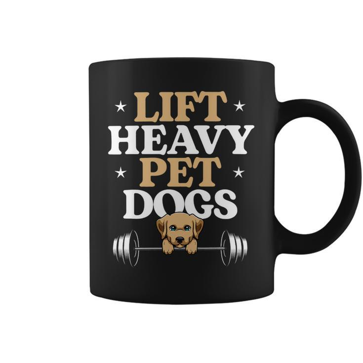 Lift Heavy Pet Dogs Bodybuilding Weight Training Gym Coffee Mug
