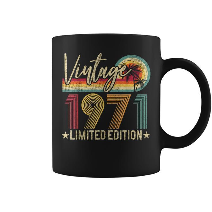 Limited Edition 1971 51St Birthday 51 Years Old Vintage Coffee Mug