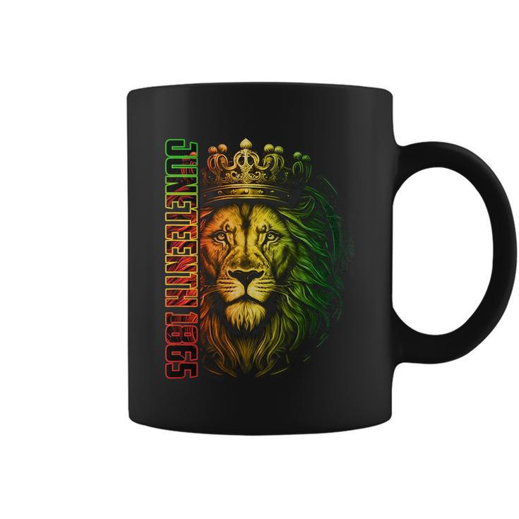 Lion Junenth African American Freedom Black History Coffee Mug