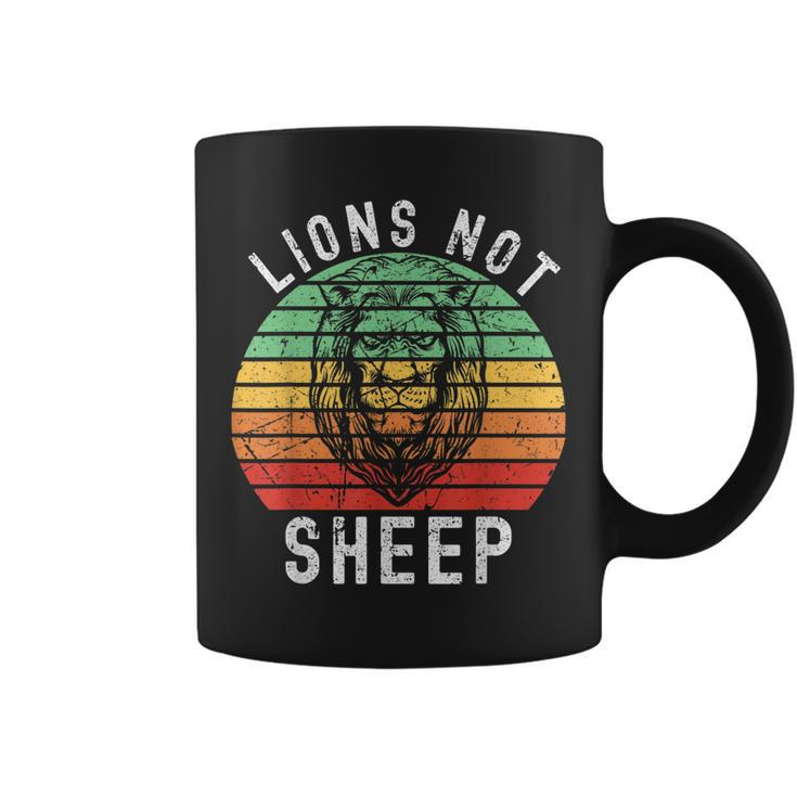 Lions Not Sheep Vintage Retro  Coffee Mug