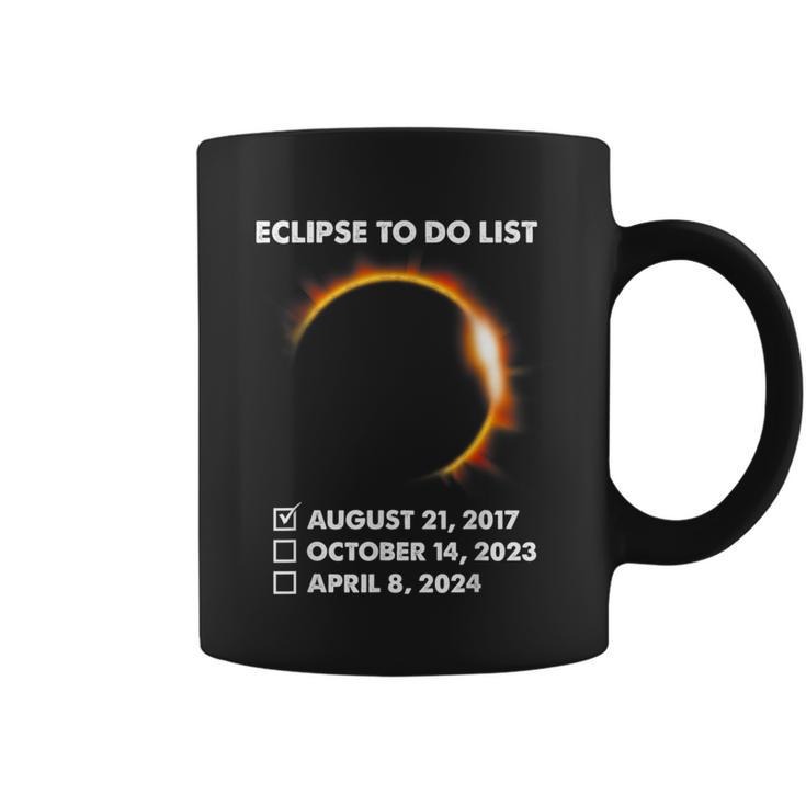 To Do List Annular Solar Eclipse 2023 Total Eclipse 2024 Coffee Mug