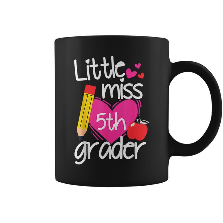 Little Miss 5Th Grade First Day Of Hello Fifth Grade Girls  Coffee Mug