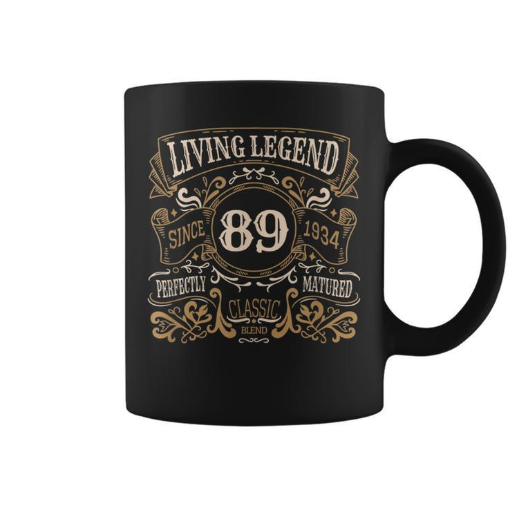 Living Legend 1934 89Th Birthday  Coffee Mug