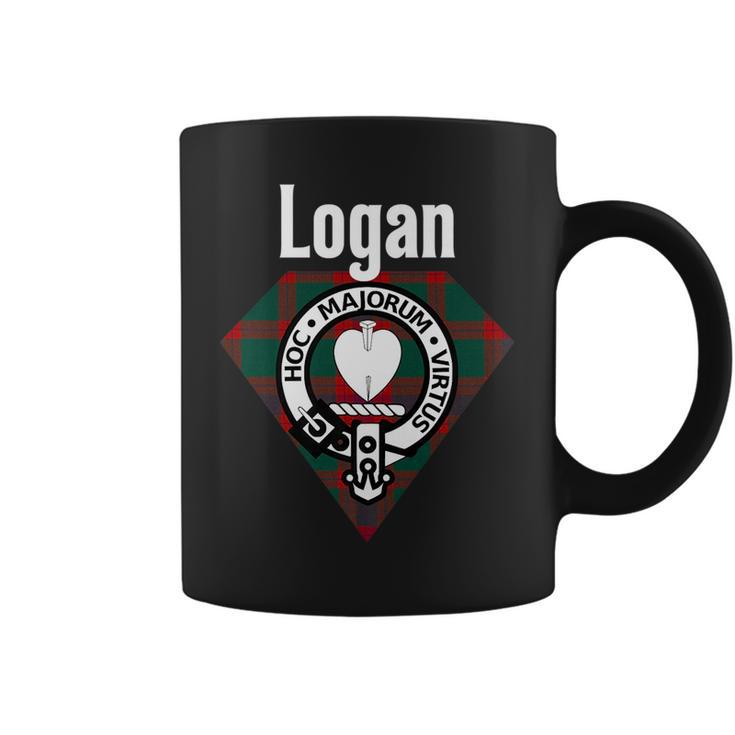 Logan Clan Scottish Name Coat Of Arms Tartan Coffee Mug