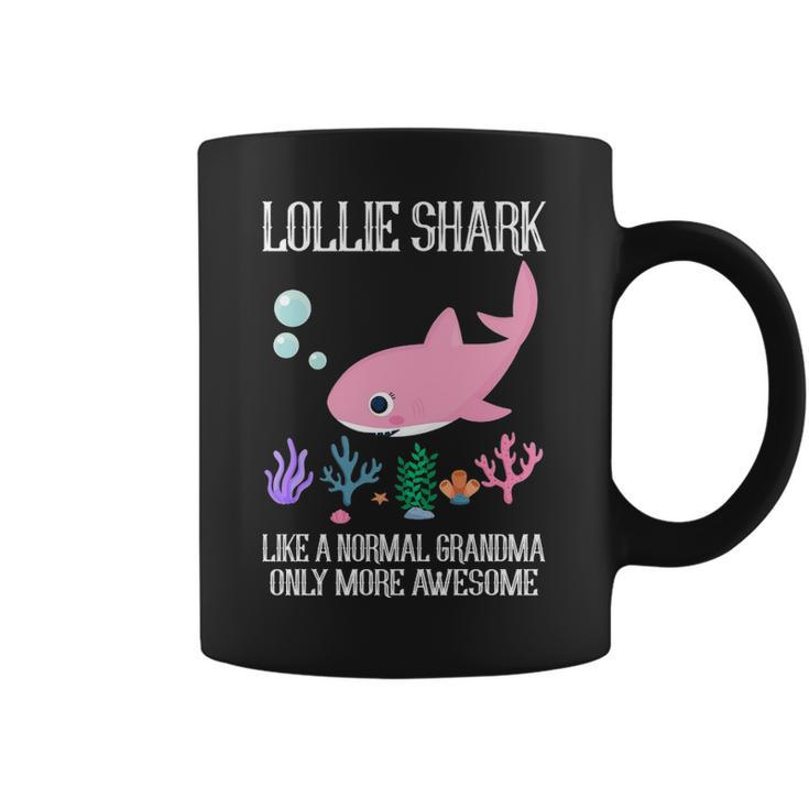 Lollie Grandma Gift Lollie Shark Only More Awesome Coffee Mug
