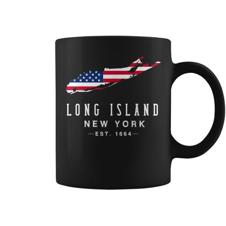 Long Island Ny Souvenir  Native Long Islander Map Nyc  Coffee Mug