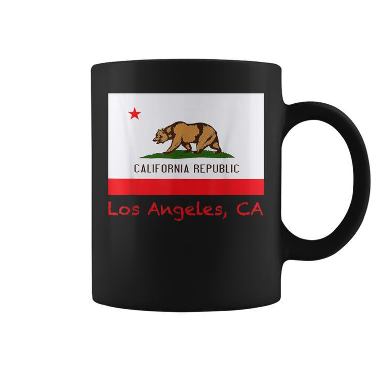 Los Angeles California Usa Flag Souvenir Coffee Mug