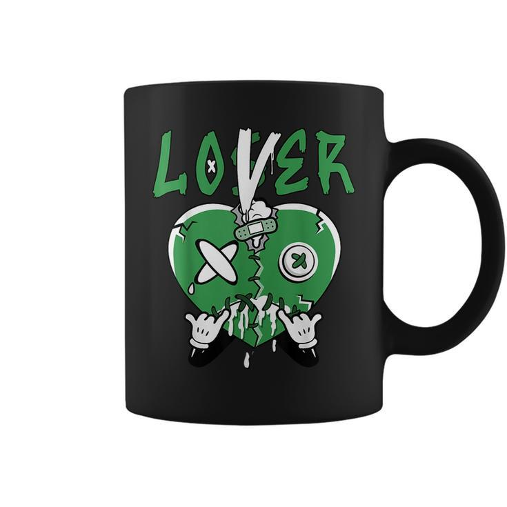 Loser Lover Drip Heart Lucky Green 1S Matching Coffee Mug