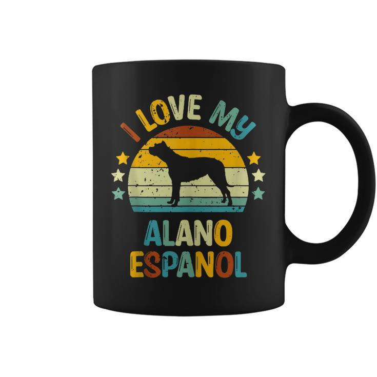 I Love My Alano Espanol Alano Espanol Men Coffee Mug