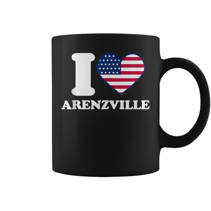 I Love Arenzville I Heart Arenzville Coffee Mug