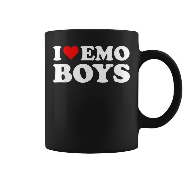 I Love Emo Boys Coffee Mug