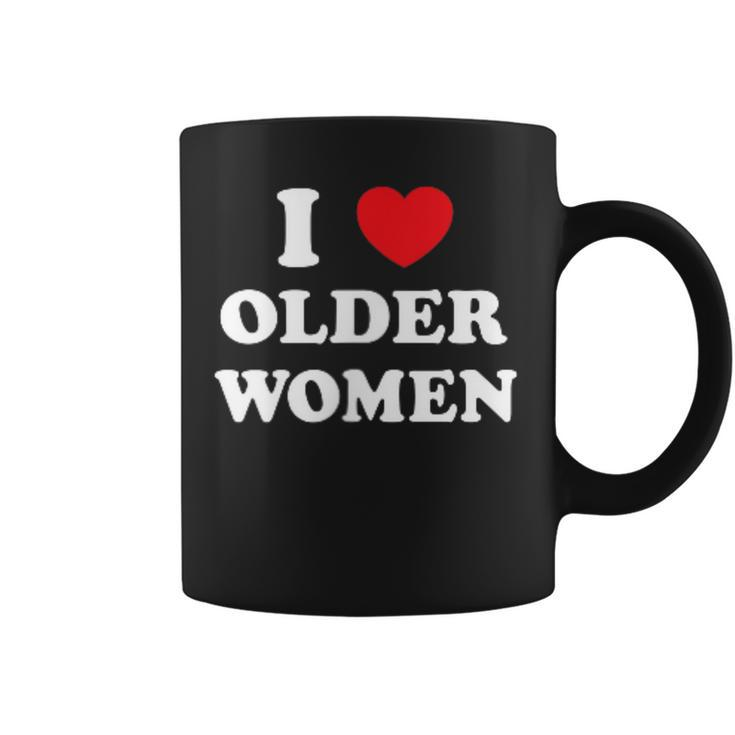 I Love Heart Older Women Coffee Mug
