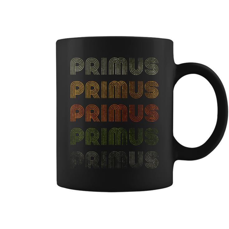 Love Heart Primus Grunge Vintage Style Black Primus Coffee Mug