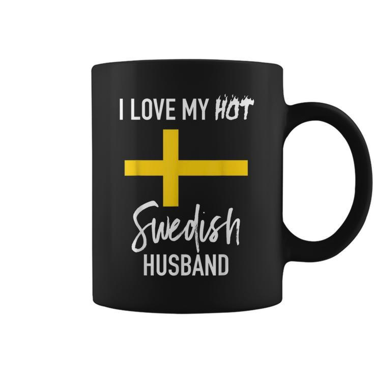 I Love My Hot Swedish Husband Wife Coffee Mug