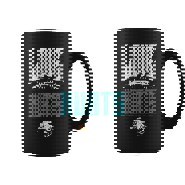 Love Hurts Eagles Distressed Coffee Mug
