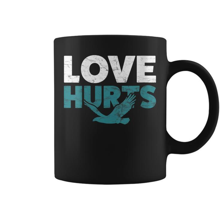 Love Hurts Eagles Vintage Coffee Mug