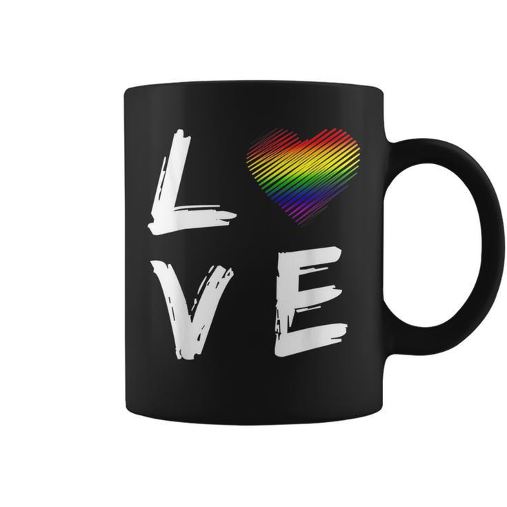 Love Lgbt  Pride Gay Lesbian Gift Coffee Mug