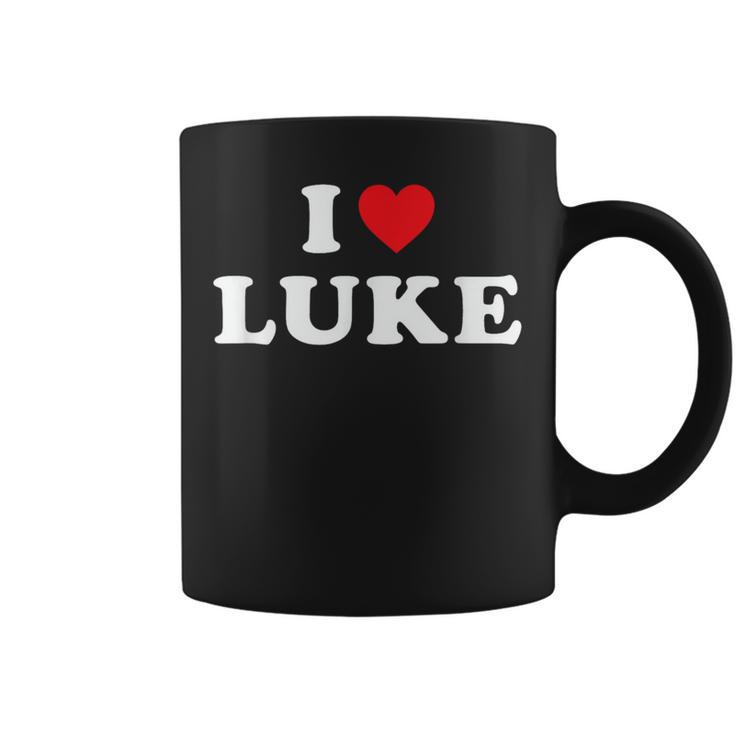 I Love Luke I Heart Luke Coffee Mug