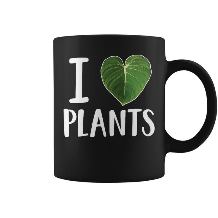 I Love Plants I Heart Plants Leaf Coffee Mug