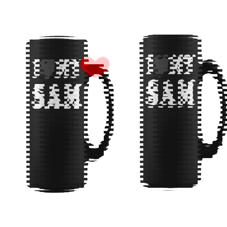 I Love My Sam I Heart My Sam  Coffee Mug