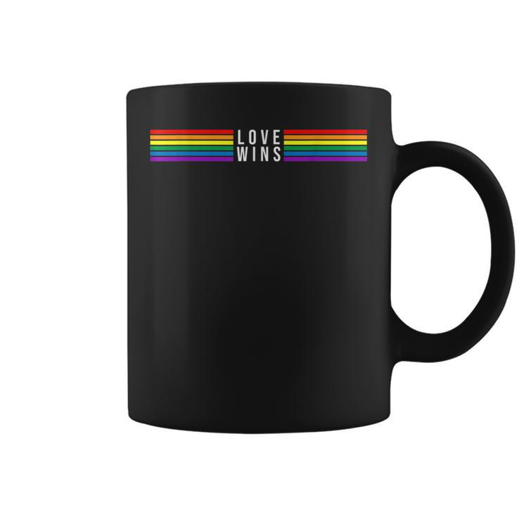 Love Wins Gay Pride  Pride  For Women & Men  Coffee Mug