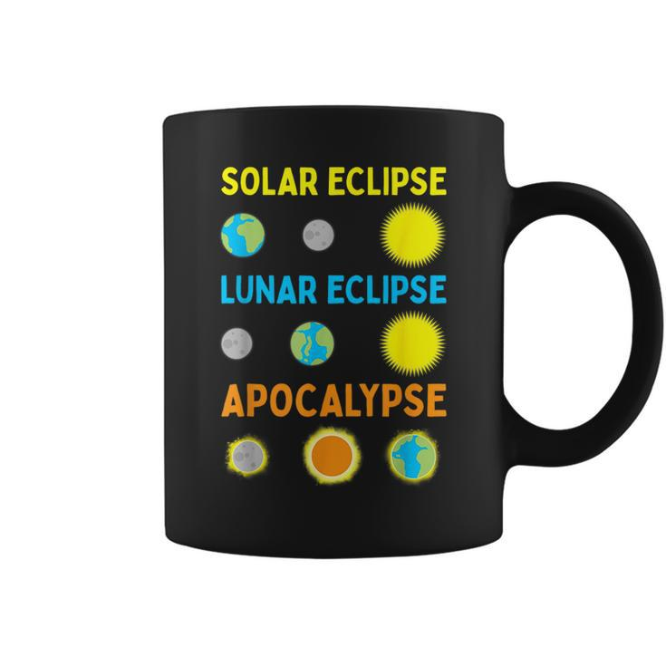 Lunar Solar Eclipse And Apocalypse Science Coffee Mug